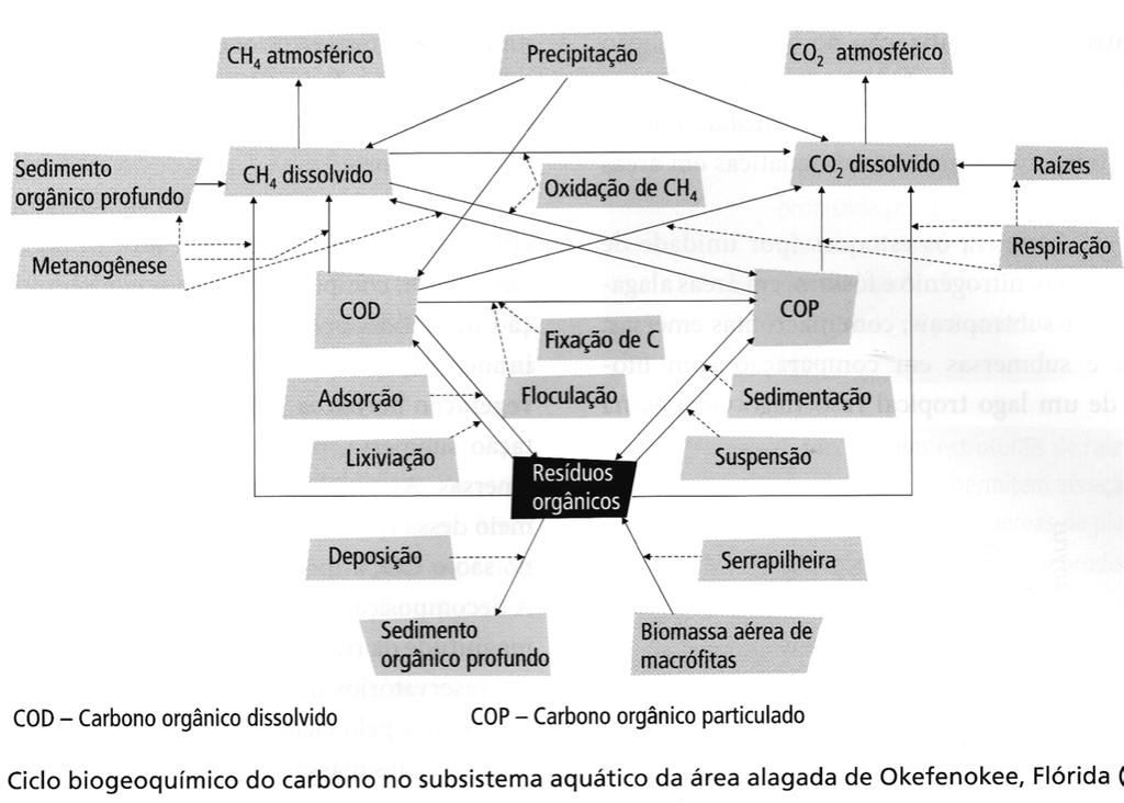 Cinética de desoxigenação matéria orgânica DBO consumo de oxigênio Oxigênio Dissolvido ØParâmetros cinéticos DBO remanescente concentração de matéria orgânica remanescente na massa líquida em um dado