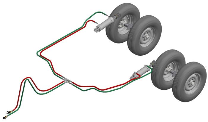 do circuito hidráulico Esquema de montagem do circuito hidráulico e lista de componentes. GTD 28, 32, 36, 40, 44R e 48R. GTLD 28, 32, 36, 40, 44R e 48R.