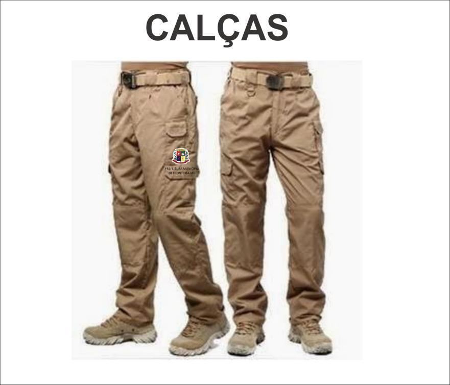 MODELO 05: Calça de brim para