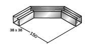 junction Suport for steel wire Flat iron for stell