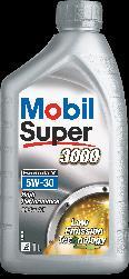 Especificações e Aprovações Mobil Super 3000 XE 5W-30 Mobil Super 3000 X1 5W40 Mobil Super 3000 F-V 5W-30 Mobil Super 3000 F-R 5W-30 ACEA C3 A3 / B3, A3 /