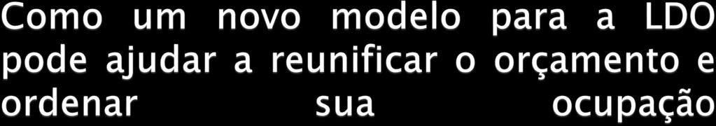 Ampliar o foco: atenção aos desequilíbrio nas prioridades sociais antecipar o debate sobre as mudanças que precisam ser feitas para