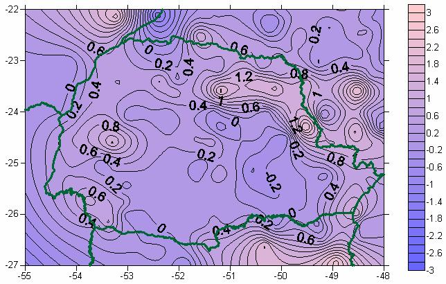 sistemáticos em torno de 0,24 m (EIGEN- CG03C), 0,23 m (EIGEN-GL04C) e 0,29 m (EIGEN-05C). 3.