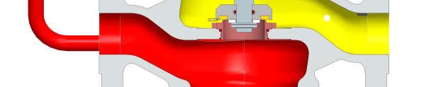 opening the valve and releasing the gas to atmosphere or outlet pressure.