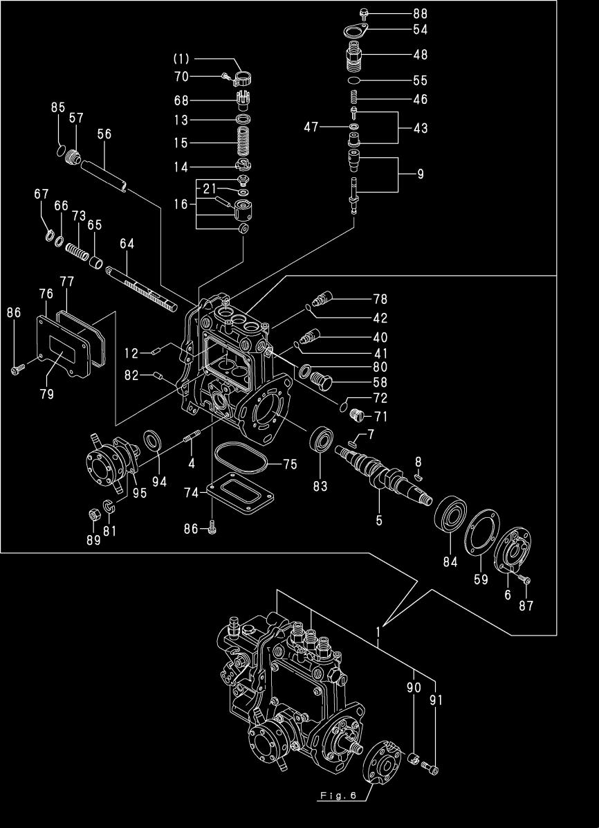 LISTA DE PEÇAS - MOTORES TNV70 ASA.