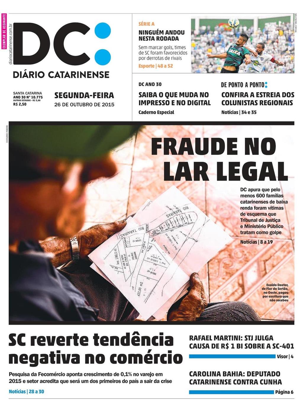 Identidade visual - nome da publicação Capa de Jornal Manchete