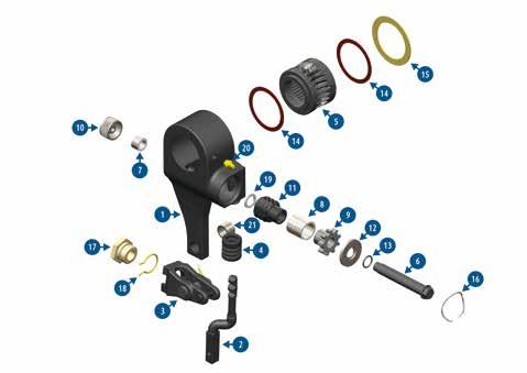 AJUSTADOR DE FREIO P/ CARRETA AUTOMÁTICA PEÇAS DE REPOSIÇÃO Nº ITEM REF. (ITEM) QTD.