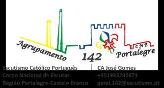 Ex.mos Senhores, O Agrupamento 142 de Portalegre faz parte do movimento nacional CNE Corpo Nacional de Escutas.