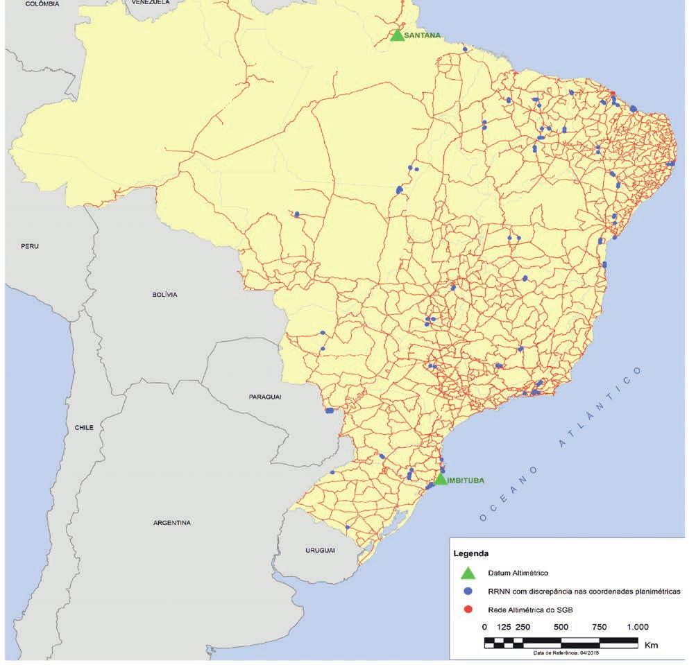 de blocos utilizada no ajustamento em 2011. Para solucionar tal empecilho, foi realizado um redimensionamento na divisão dos blocos do GHOST. A Figura 10 apresenta a nova divisão de blocos.