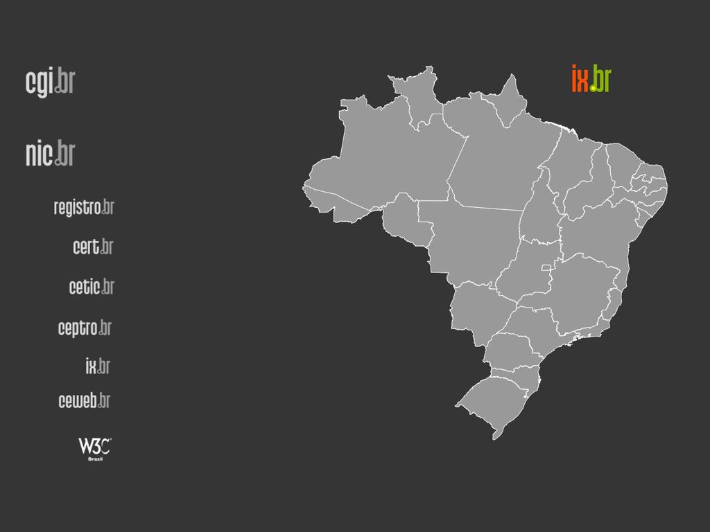 CGI.br é o Comitê Gestor da Internet Comitê Multistakeholder, principal responsável pela Governança da Internet no O CGI.