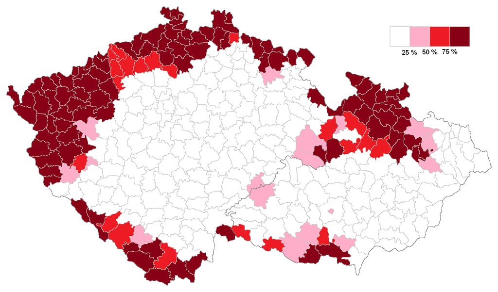 As perdas de território do Estado alemão e as