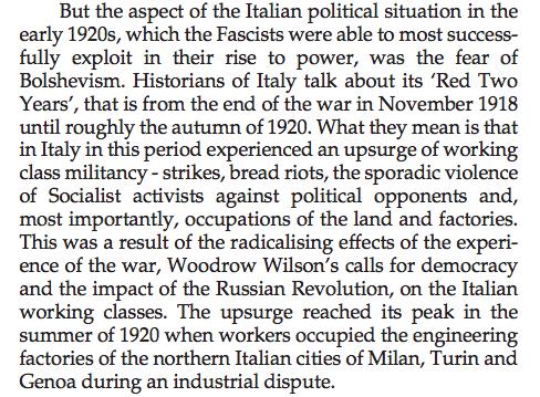 O colapso da democracia liberal em Itália, 1919-1922 (6) [FONTE: John Pollard, The many problems and failures of