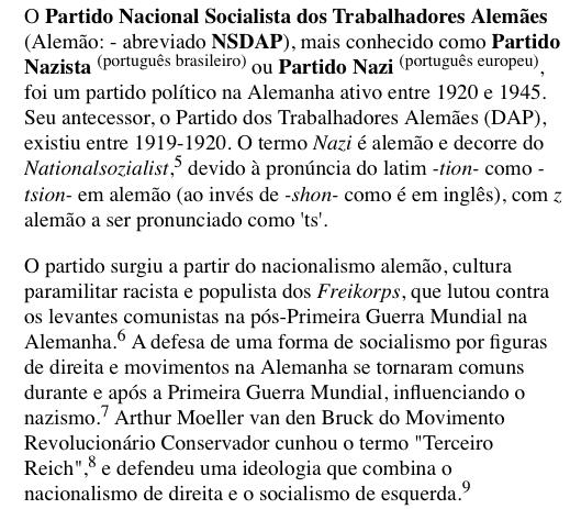 A ideologia e partido