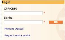 7 LOGIN DE ACESSO 1 Insira o CPF ou o CNPJ 2 da empresa.