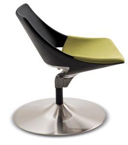 Possibilidade de composição de duas cores (assento e encosto).. Diseño diferenciado, moderno, ergonómico y confortable.