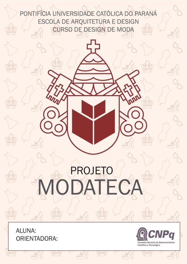 Para que o projeto demostrasse harmonia gráfica, as fichas e layout foram criados com o auxílio do programa Adobe Illustrator, tendo como base as fichas utilizadas no projeto Modateca da UDESC.