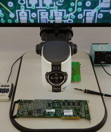 Melhore sua produtividade Microscópio digital EVO Cam II de alta definição O microscópio digital EVO Cam II oferece excelente qualidade de imagem para ajudar a revelar detalhes ocultos.