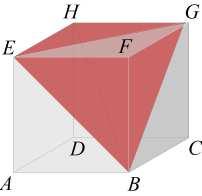 . onsidere, iado um reerencial cartesiano do espaço, o cubo [ABDEFGH]. Sabe-se que os vértices B, E e H têm coordenadas (,, ), (,, 3) e ( 3, 0, 4) Determine:, respetivamente.