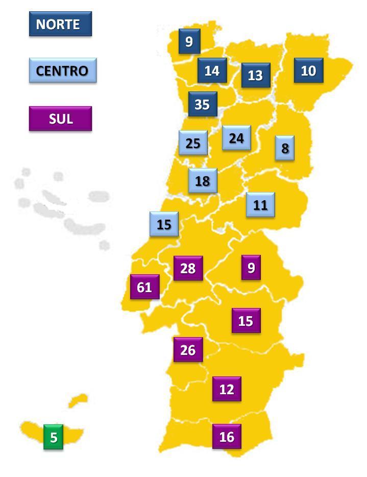 Nesta zona realizaram-se 7 torneios regionais onde estiveram presentes 81 escolas, num total de 1168 alunos.