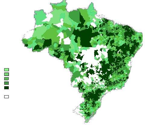 Locais de estudo áreas de cultivo de feijão (2 ensaios em cada localidade /) Santo