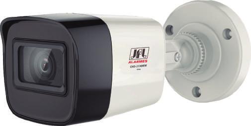 sistemas de CFTV convencional; Saída de vídeo 4em1 (TVI/AHD/CVI/Analógica); Lente 2.8mm (ângulo de visualização de 106 ); AGC e BLC; Ambientes internos e externos. 2 2.