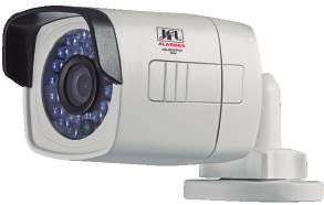 Disponível lente de 2,8mm; AGC e BLC; Ideal para ambientes internos. CHD2030 PoC Câmera bullet com alcance de até 30 metros Alta resolução de imagem 1.920x1.