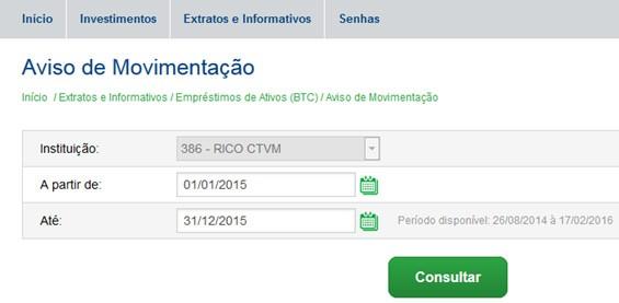 9 Aluguel de Ações Os rendimentos com aluguel de ações (BTC Doador) são considerados como aplicações de Renda Fixa, uma vez que a tributação utilizada é a mesma desta categoria, com taxas de Imposto