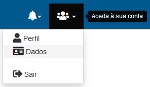 Dados Gerais Poderá também, aceder aos dados da sua conta.