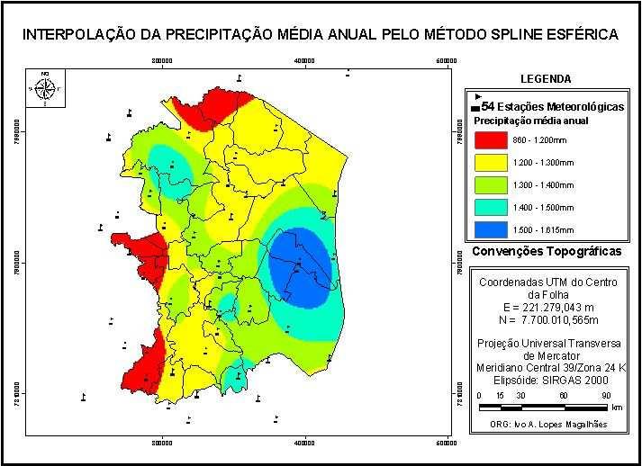 pluviométricas para