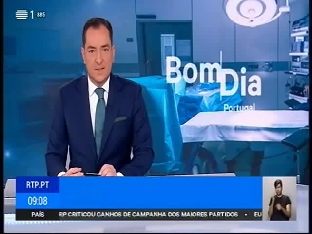 A30 RTP 1 Duração: 00:04:00 OCS: RTP 1 - Bom Dia Portugal