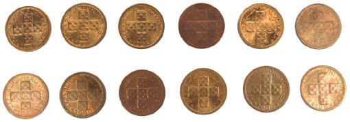 REPÚBLICA 150 358 10 Centavos 1930, Bronze BELA 120 353 1 Centavo 1921,
