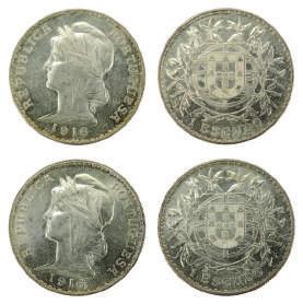SOBERBAS 40 375 50 centavos 1947, Alpaca.