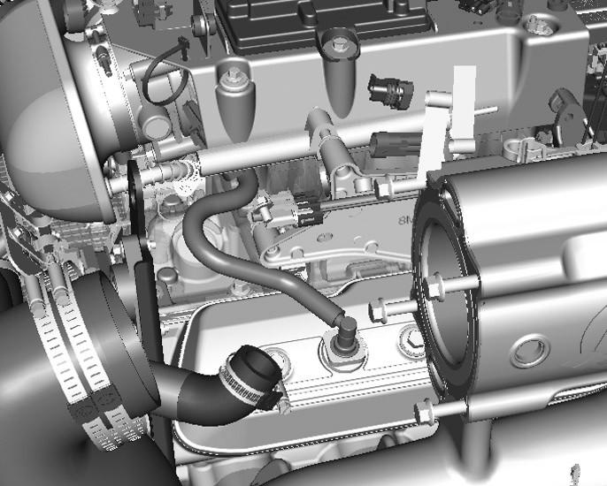 Seção 5 - Mnutenção NOTA: A válvul PCV deve ser sustituíd por peçs originis Mercury Mercruiser pr ssegurr conformidde com os regulmentos de emissões. 1.