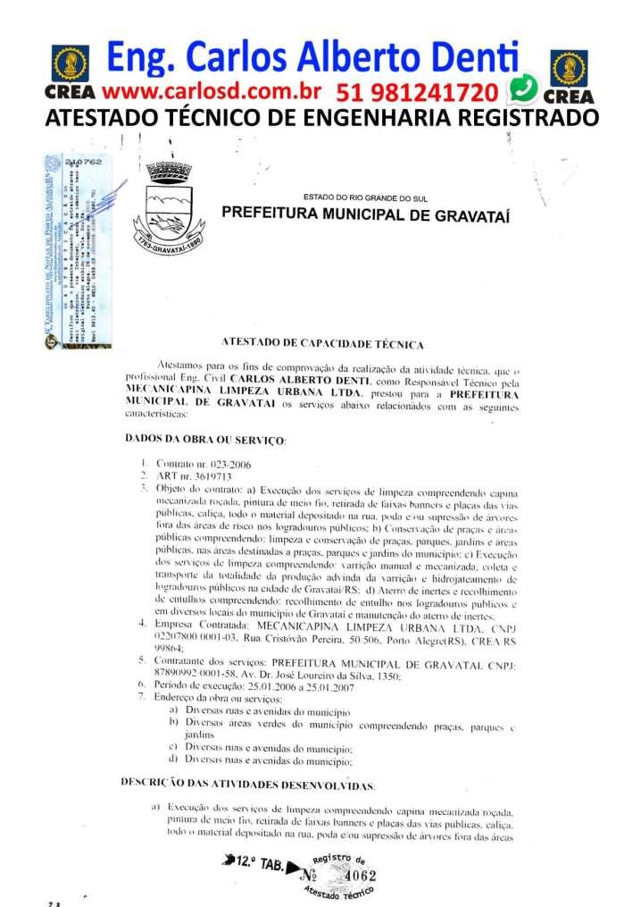 ENGENHEIRO COM ACERVO E ATESTADOS RESPONSABILIDADE E CAPACIDADE TÉCNICA LIMPEZA URBANA MANUTENÇÃO PREDIAL E OBRAS PARA LICITAÇÕES- Página 45 de 122 CURRICULO DE ENGENHEIRO COM ACERVO TECNICO E