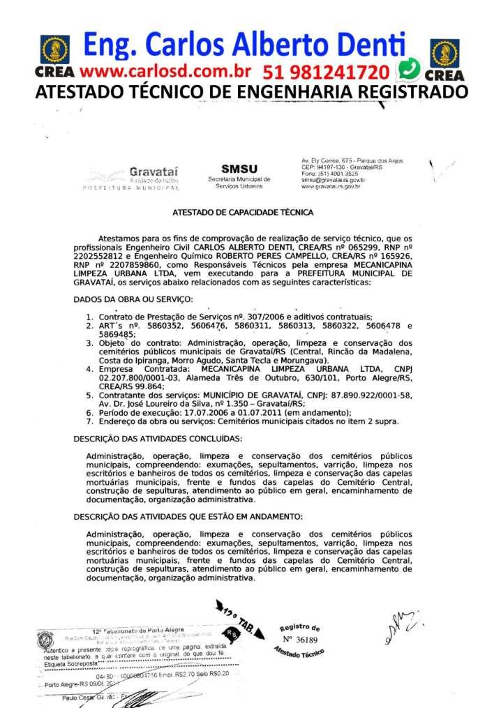 ENGENHEIRO COM ACERVO E ATESTADOS RESPONSABILIDADE E CAPACIDADE TÉCNICA LIMPEZA URBANA MANUTENÇÃO PREDIAL E OBRAS PARA LICITAÇÕES- Página 75 de 122 CURRICULO DE ENGENHEIRO COM ACERVO TECNICO E