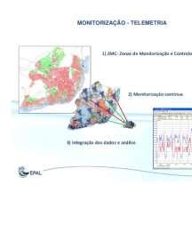 Medidas de Prevenção e Controlo - Caso da EPAL Controlo e redução das perdas de água Gestão de Afluências Indevidas (ex: afluências pluviais, alterações da qualidade de efluentes) Controlo de