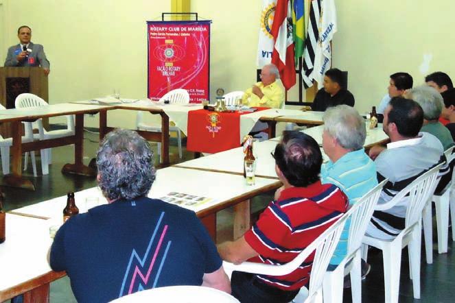 do Rotary International, na região centro oeste do interior do Estado de São Paulo, promoveram em recente reunião ordinária um debate sobre a nova identidade visual da organização mundial.