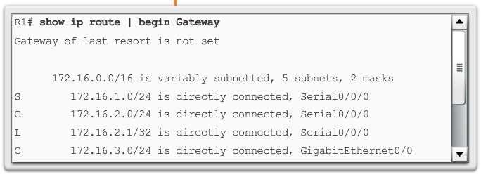 Configurar rotas estáticas IPv4 Configurar