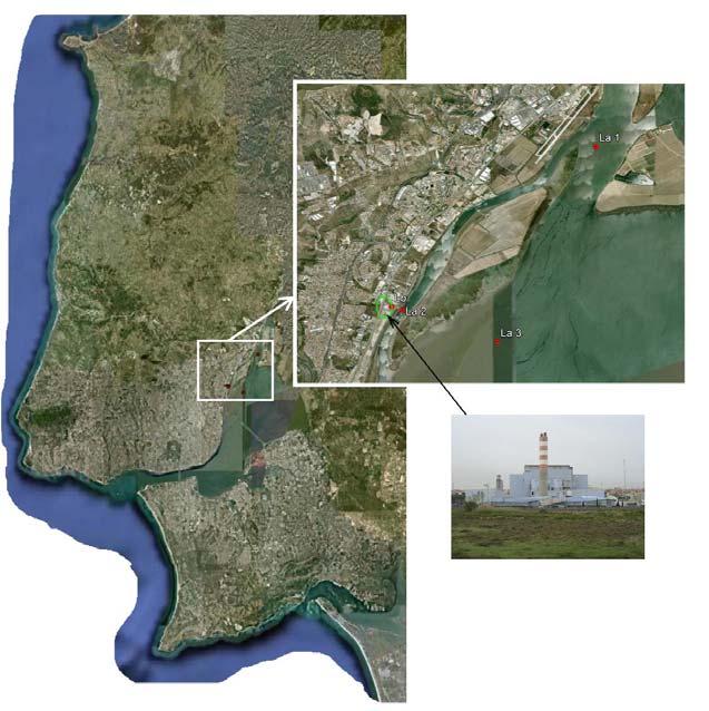 sistemas em estudo e de compostos considerados poluentes de forma a avaliar e acompanhar a qualidade ambiental do meio marinho envolvente à CTRSU.