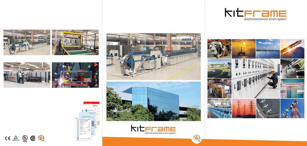Tecnologia de Processo A melhor estrutura fabril da América Latina Economia de escala, produtividade e repetibilidade Com ênfase em tecnologia de produto e tecnologia de processo, a KitFrame, desde a