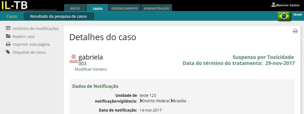 NOTIFICAÇÃO Sistema de Informação para notificação dos pacientes