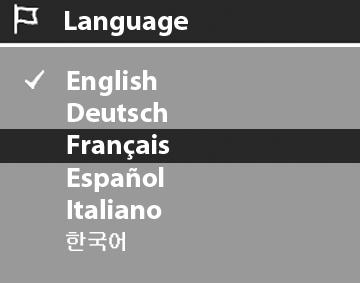 TV Configuration (Configuração de TV) Essa opção do menu Setup (Configurar) define o formato do sinal de vídeo para exibir imagens da câmera em uma TV conectada com um cabo de Áudio/Vídeo opcional ou