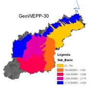 Para o método watershed que foi o utilizado, e que para cada vertente da sub-bacia do WEPP determina o perfil mais