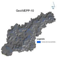 Pode-se ainda constatar que tal como na erosão média obtida pela média das classes do GeoWEEP, o escoamento médio anual apresenta valores superiores na resolução 30. Quadro 5.