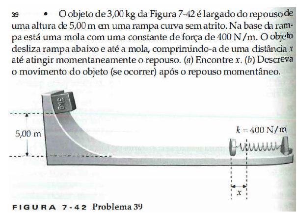 atrito com uma inclinação θ =15º. A massa do caminhão é 1. 10 4 kg.