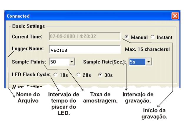 tela a seguir: Para efetuar o ajuste da