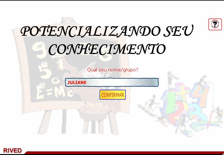 2. Para iniciar as atividades, é necessário clicar sobre