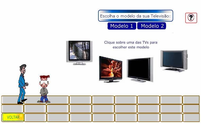 6. Nesta etapa, é necessário clicar sobre o modelo do aparelho desejado,