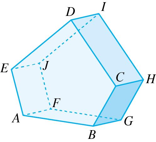 Admite que: DI = 8 cm ; o trapézio [ABCE] tem de área 15 cm ; a área do triângulo [CDE] é 40% da área do trapézio [ABCE]. 6.1. Determina, em centímetros cúbicos, o volume do prisma.