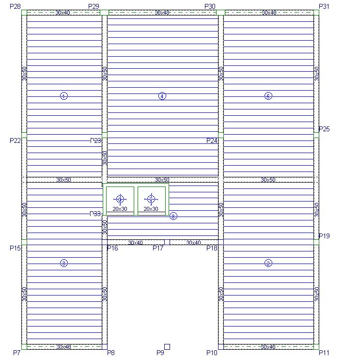 104 Fig. 3.194 Procede-se à criação dos planos inclinados.